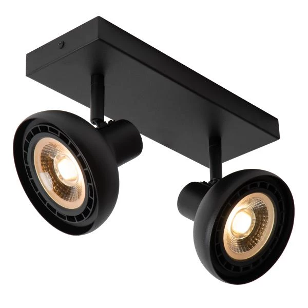 Lucide SENSAS - Foco de techo - 2xGU10 (ES111) - Negro - detalle 3